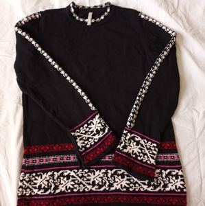 Black/multi 100 percent cotton Hanna Andersson sweater size M Women's.